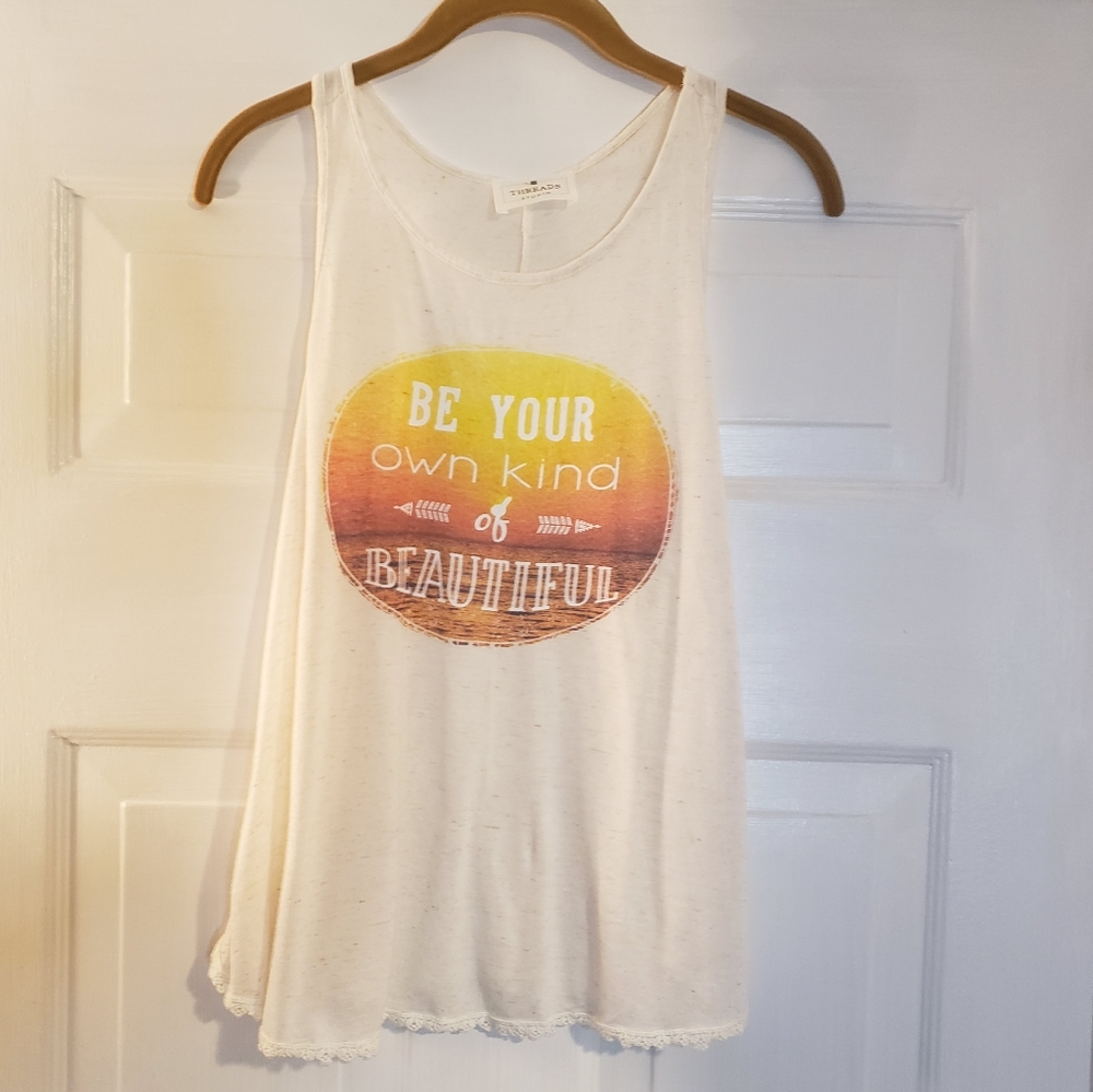 Boho Tank Top - "Be Your Own Kind of Beautiful"